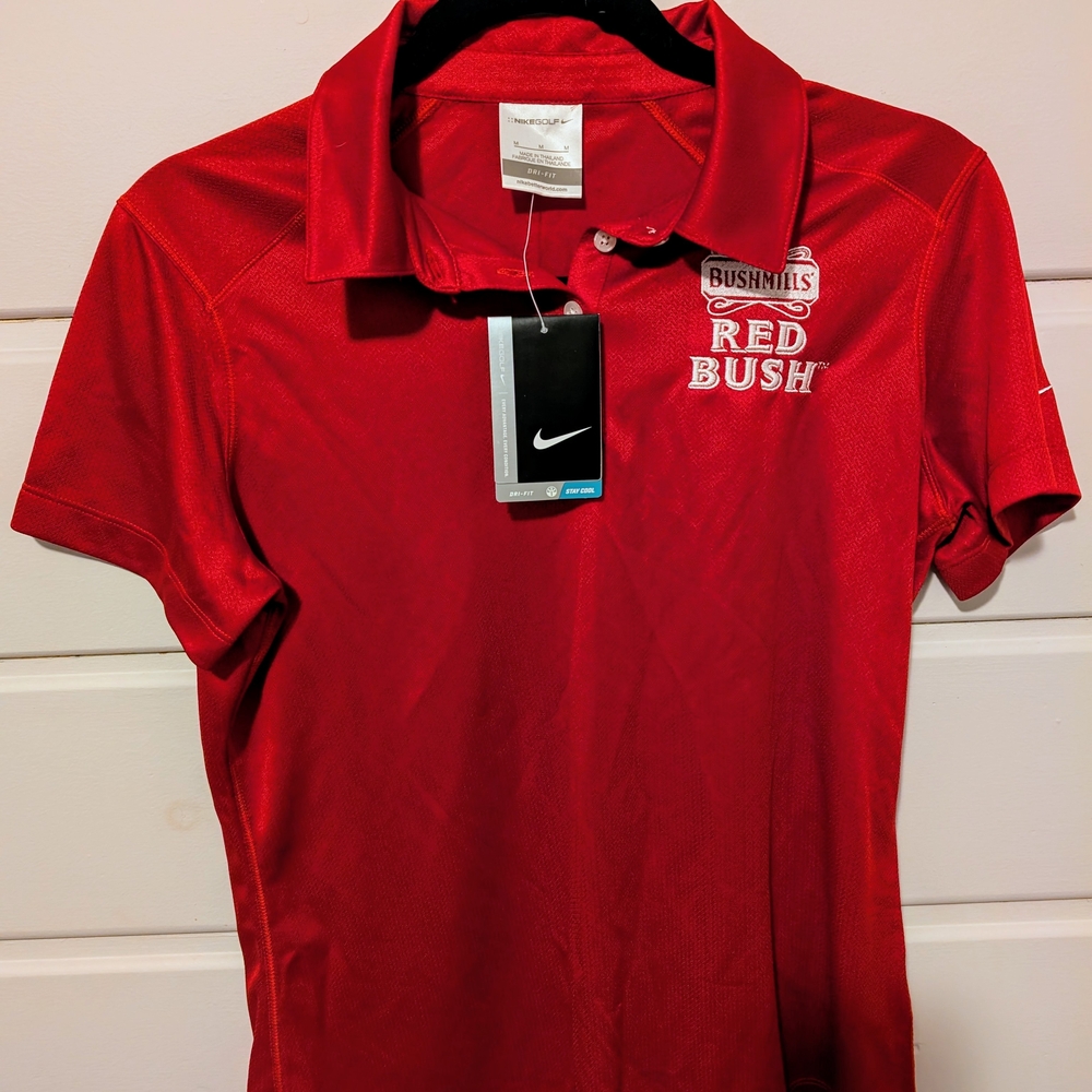 Nike Women's Red Polo Shirt